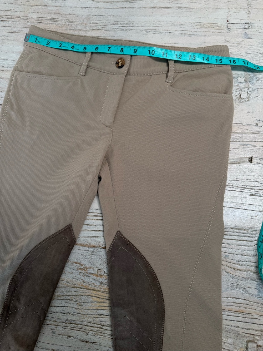Dolce & Gabbana Riding Pants Equestrian Beige Tan Stretch Cropped size 46 - Picture 9 of 13